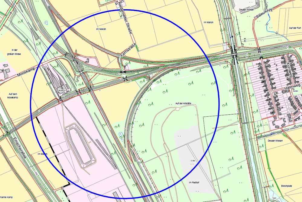 Aus Sicherheitsgründen muss deshalb das umliegende Gebiet in einem Radius von 500 Metern evakuiert werden.