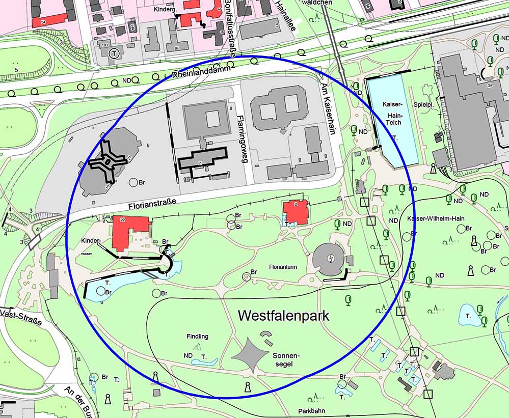 Erneute Bombenentschärfung: Aus Sicherheitsgründen muss deshalb das umliegende Gebiet in einem Radius von 250 Metern evakuiert werden.