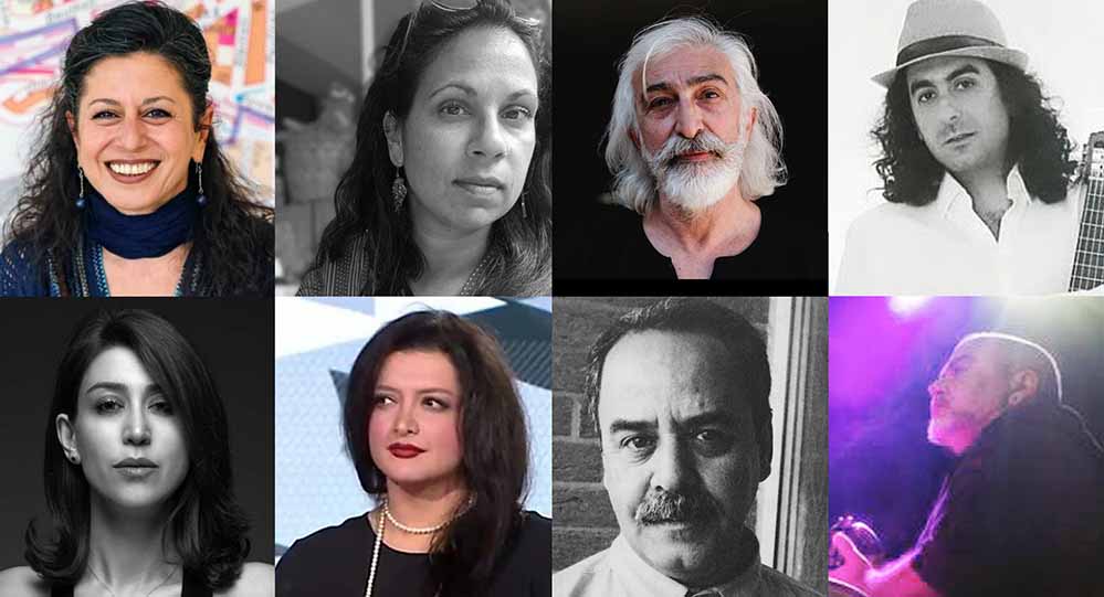 Beteiligt sind Nahid Farshi, Sableh Karinezhad, Foruq Cananni, Davoud Sarfaraz, Mossi Hosseini, u.a., Moderation: Julia Rumi.