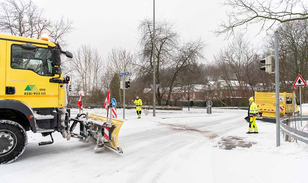 die Temperaturen sinken und die ersten Schneefälle sind angekündigt. Auf die kommende Winterzeit ist die EDG nach eigener Aussage „gut vorbereitet“.