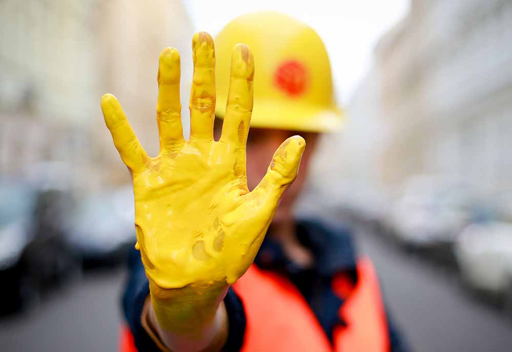 „Die Gelbe Hand“: Der Preis wird vom gewerkschaftlichen Verein „Mach meinen Kumpel nicht an!“ ausgelobt.