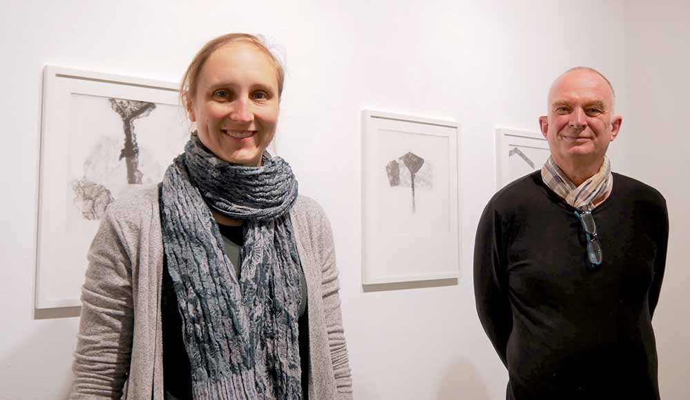 TANDEM-Team Nana Seeber und Christian Psyk in der Galerie im Depot.