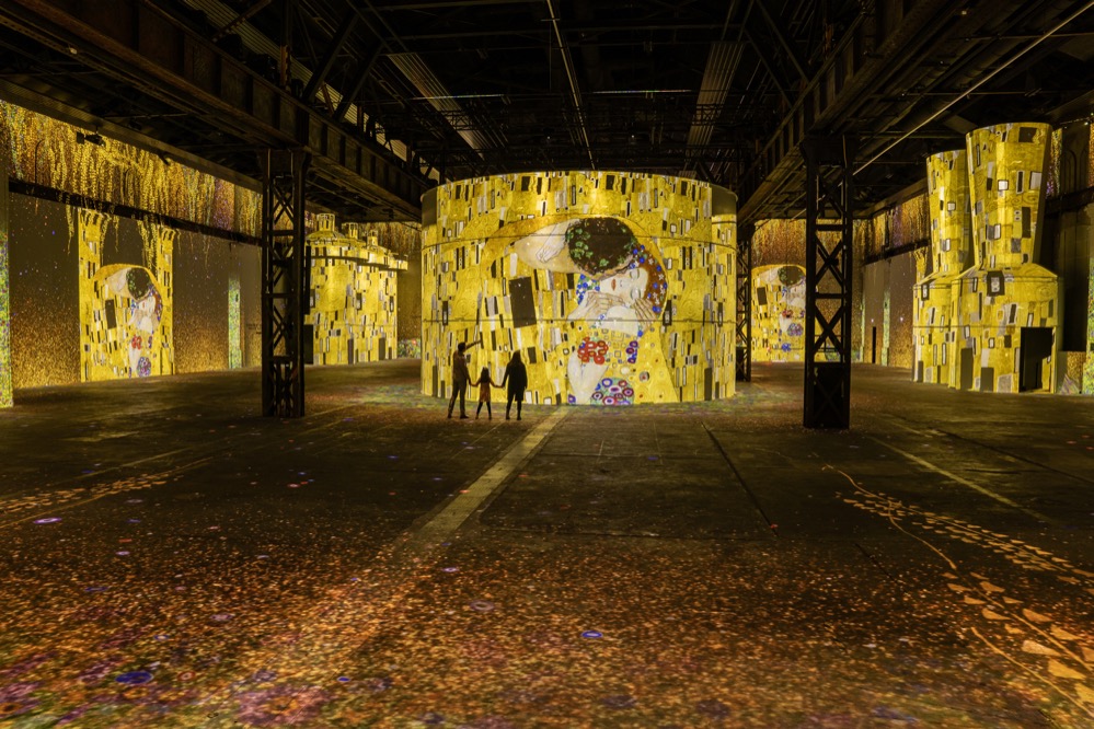 „Gustav Klimt, Gold und Farbe"