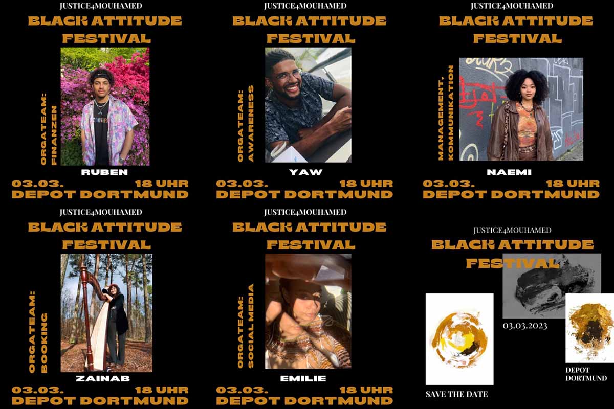 Im Theater des Depots an der Immermannstraße findet das „Black Attitude Festival“ ab 18 Uhr statt.
