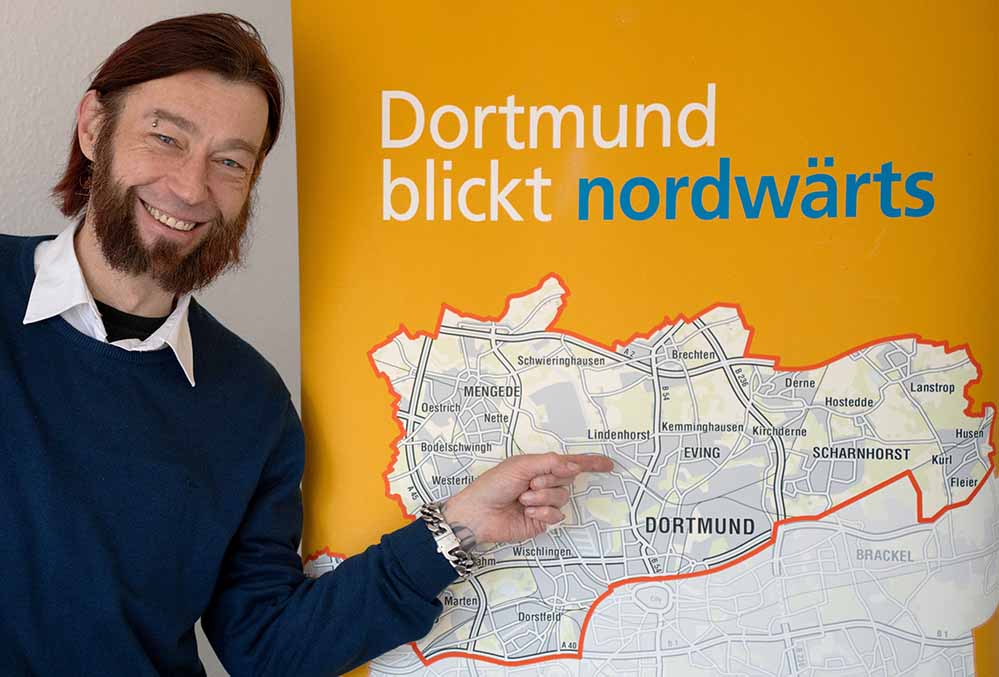 Seit Beginn des Jahres hat der Stadtbezirk Eving nach dem Vorbild der Quartierskoordination in Marten einen eigenen Quartierskoordinator. Didi Stahlschmidt ist das neue Gesicht in und für Eving.