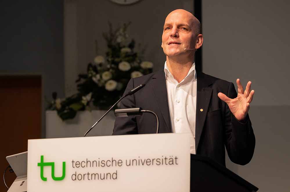 Der Chemie-Nobelpreisträger Prof. Benjamin List ist zu Gast an der TU Dortmund.