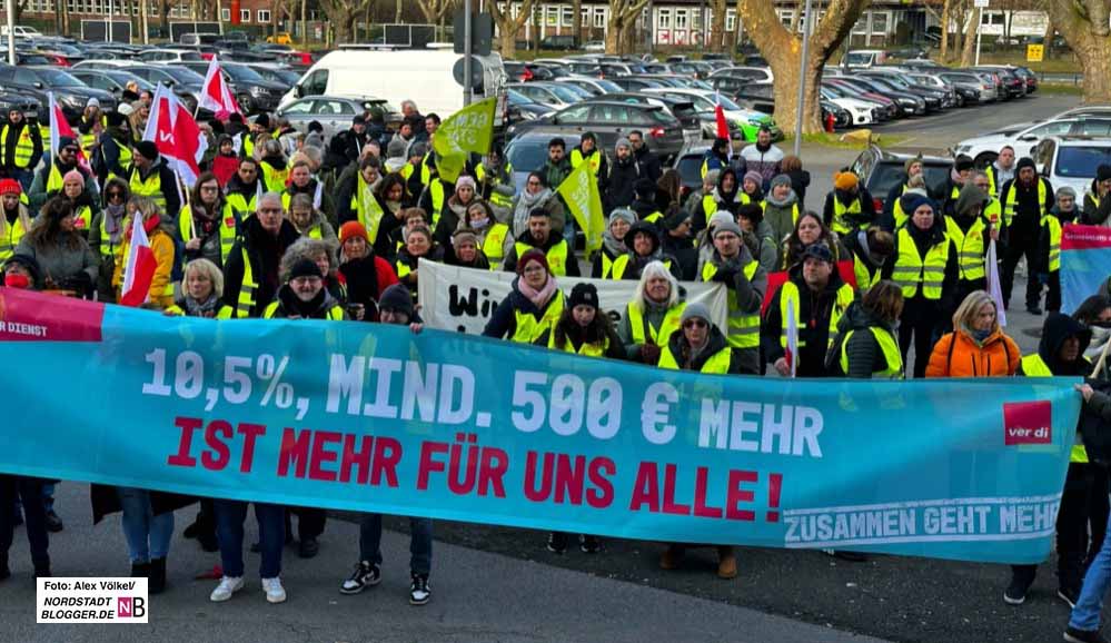 Warnstreiks begleiten die Tarifverhandlungen im Öffentlichen Dienst.