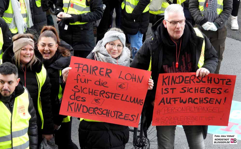 Warnstreiks begleiten die Tarifverhandlungen im Öffentlichen Dienst.