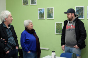 Christian Graf im Gespräch mit Barbara Temminghoff und Andreas Koch.