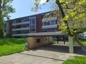 Das Stadt-Gymnasium in der Innenstadt.