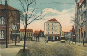 Steinstraße in Richtung Steinplatz, um 1915