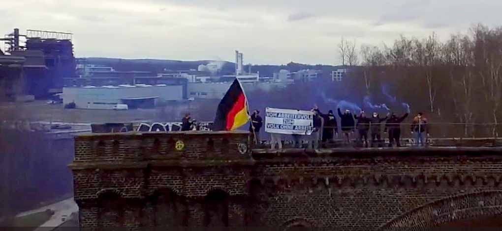 Inszenierung der JA Arnsberg in Dortmund-Hörde, Februar 2021