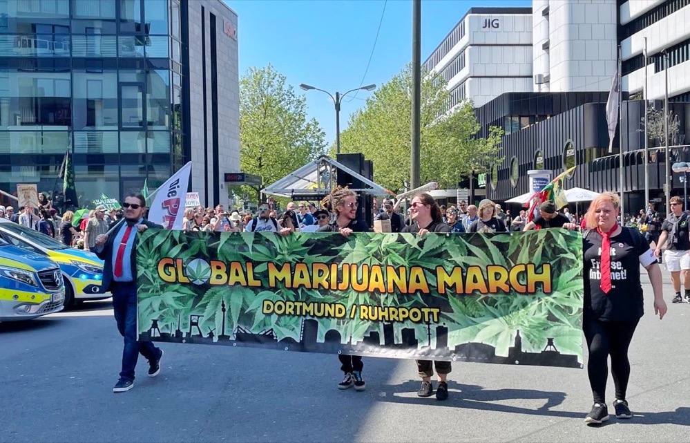 Am Samstag fand der „Global Marijuana March“ in Dortmund statt. Statt der erwarteten 500 kamen aber nur 170 Personen.