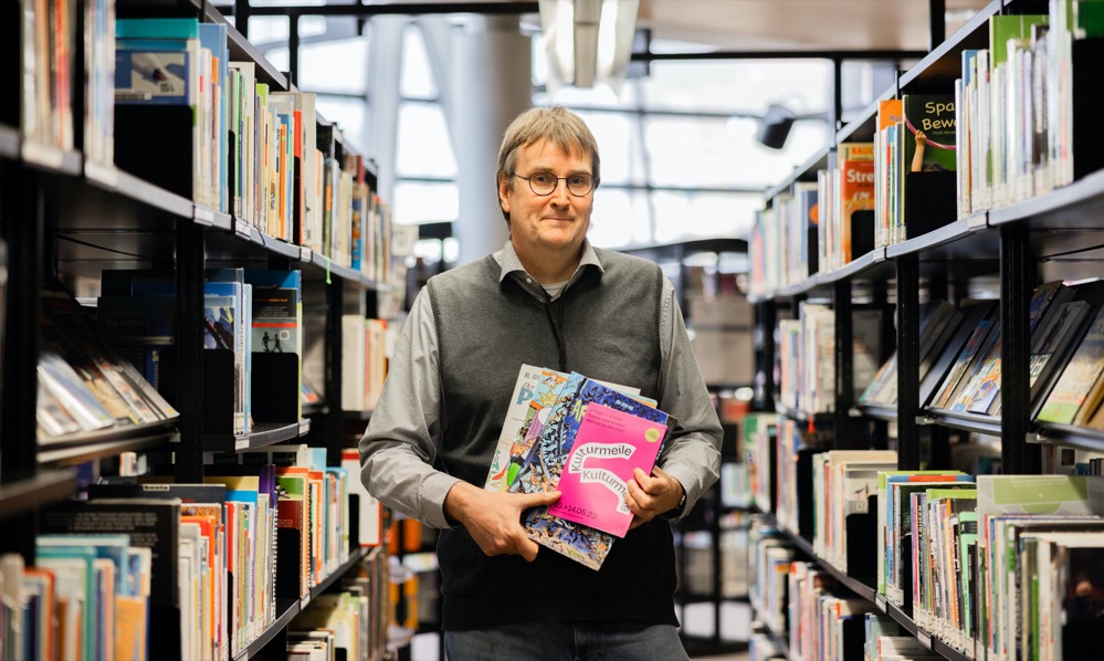 Dr. Johannes Borbach-Jaene, Direktor der Stadt- und Landesbibliothek