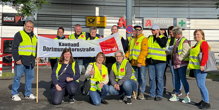 ver.di ruft die Beschäftigten in zahlreichen Filialen des Unternehmens „Kaufland“ zum Streik auf.