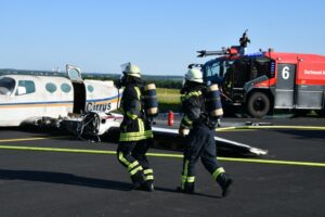 Bei der Übung arbeiteten viele Beteiligte Hand in Hand.