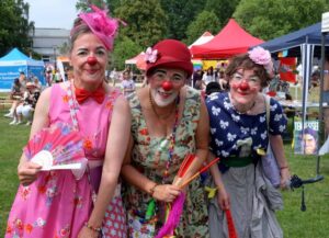 Waren zum zweiten Mal dabei: die Clowninnen Kalotta, Sandrinella nella schnella und Lakritze.