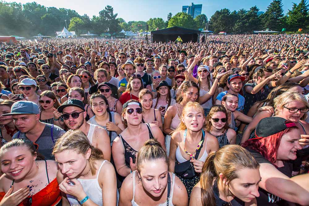 Das Festival „Juicy Beats“ verspricht Musik auf sieben Bühnen und 20 Floors.
