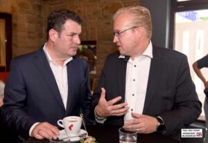 Dortmunds Jobcenter-Chef Markus Weichert konnte Bundesminister Hubertus Heil von den Erfolgen der sozialen Teilhabe berichten.