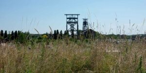 Natur und Industriekultur - im Gneisenaupark in Derne hat man diesen Ausblick.