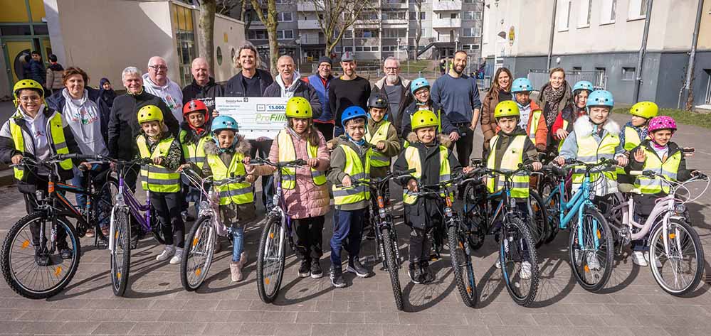 In allen sieben Nordstadt-Grundschulen gaben es in den vergangenen Monaten Fahrradspenden.
