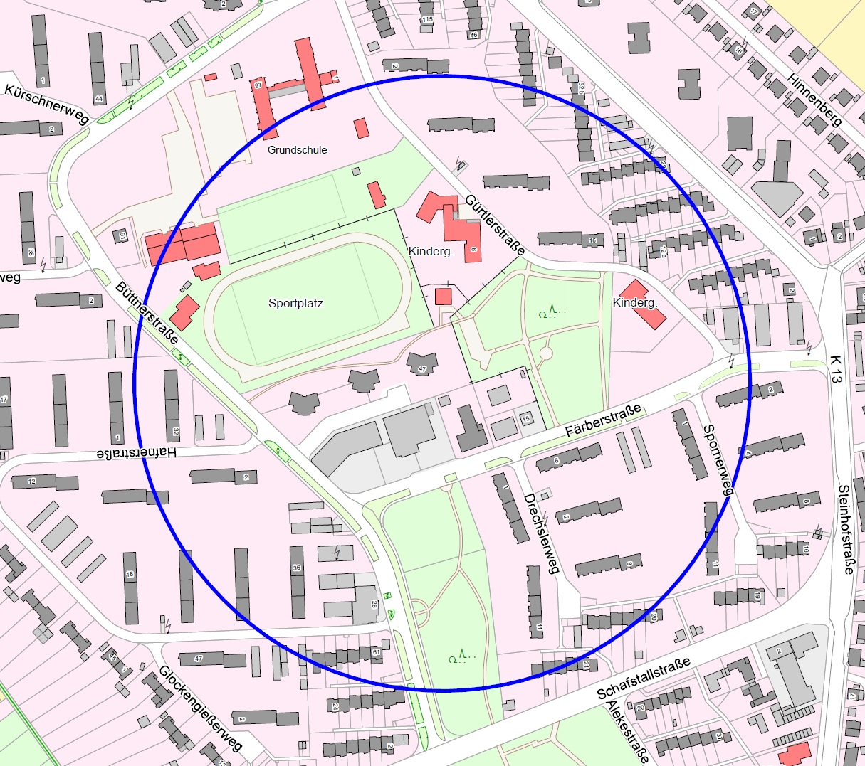 Aus Sicherheitsgründen muss deshalb das umliegende Gebiet in einem Radius von 250 Metern evakuiert werden.