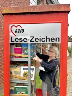 Früher gab es Bücherbasarae, heute gibt es das „Lese-Zeichen“, welches Franziska Köhler gerne nutzt.