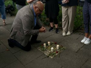 Volkan Baran, Landtagsabgeordneter der SPD steht Pate für Werner Meyer.