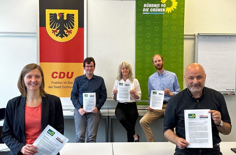 Mit 230 Punkten war die Projektpartnerschaft von Grünen und CDU nach der Wahl gestartet. Für die zweite Hälfte sind 33 Punkte auf der Agenda. Diese stellten Jenny Brunner, Christoph Neumann, Ingrid Reuter, Jendrick Suck und Uwe Waßmann vor.