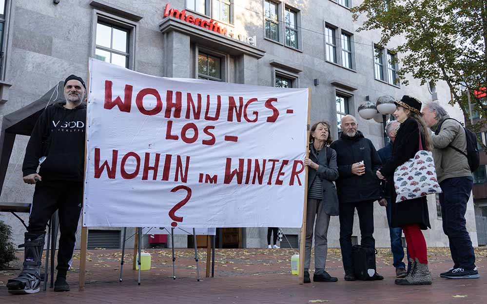 Die Krisen der letzten Jahre haben die Situation wohnungsloser und armer Menschen verschärft.