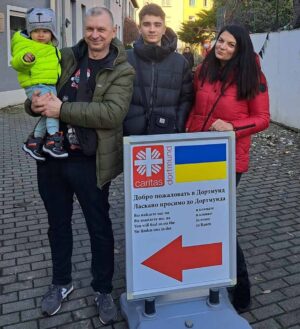 Yehor und seine Familie gehören zu den Menschen aus der Ukraine, die bei der Caritas Hilfe gesucht haben.