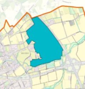 In diesem Areal sollen laut Plänen der Wirtschaftsförderung sowie der Stadtspitze neue Gewerbeflächen entstehen.