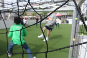 Soccer court für klein und groß: Begleitprogramms der Trophy Tour