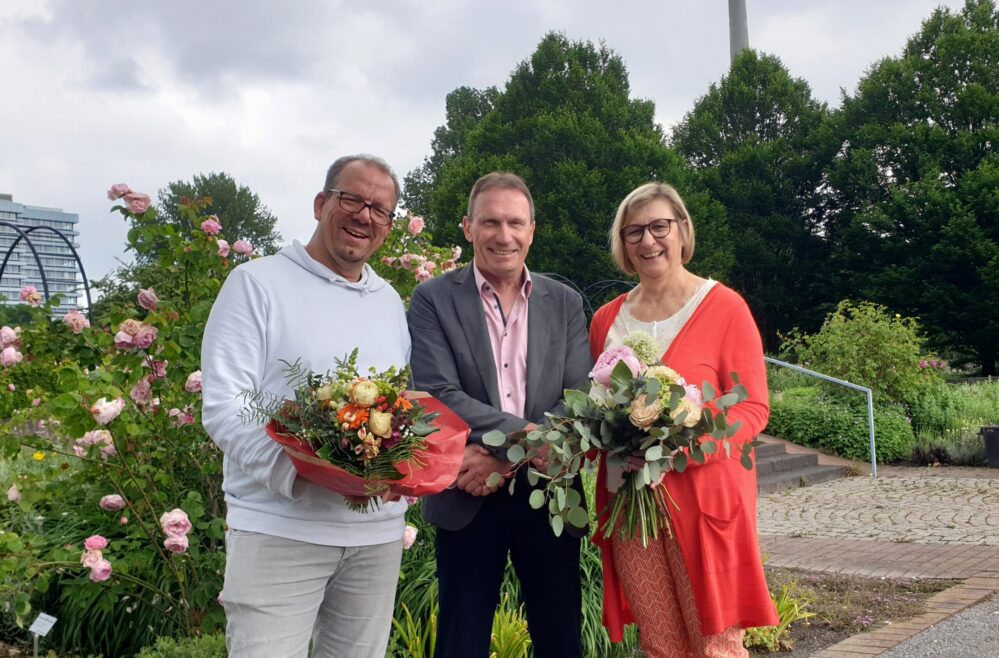 von links: Dr. Patrick Knopf, Bernd Kruse, Annette Kulozik