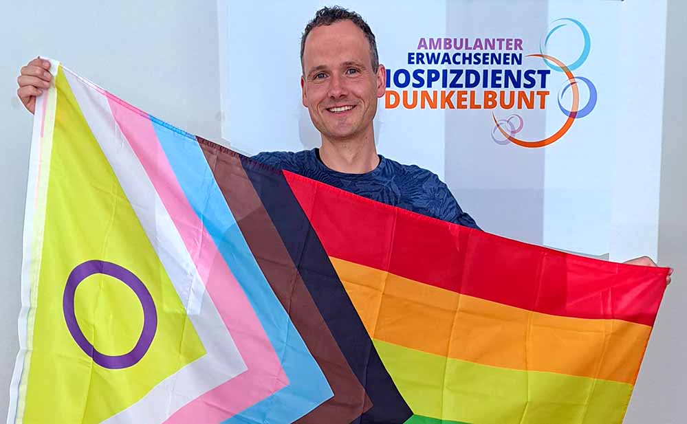 Robert Heidemann berät gezielt Menschen der LSBTIQ-Community in der letzten Lebensphase und deren Angehörige.