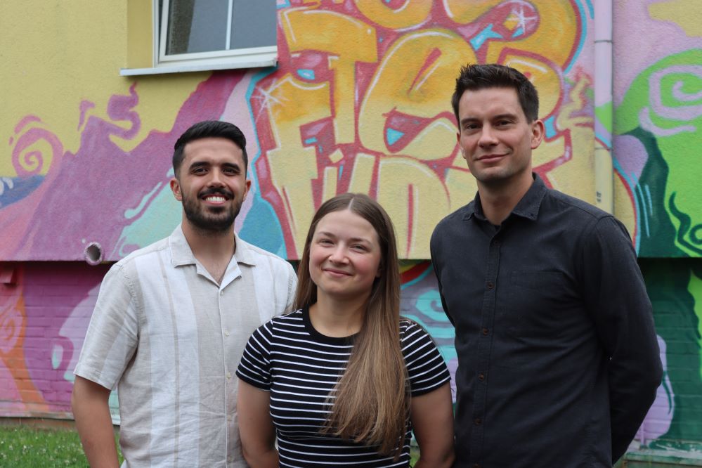 Das neue Team im Kess: Efstratios Giouvagkotzas, Katharina Kras und Tobias Bahlmann