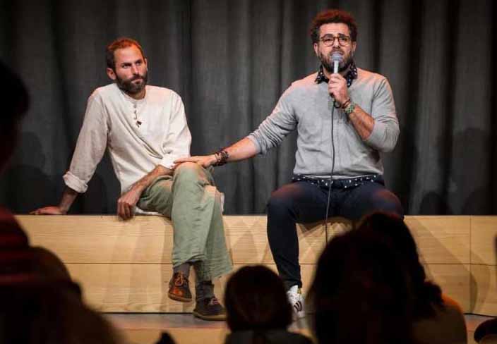 Rotem Levin (links) und Osama Eliwat (rechts)