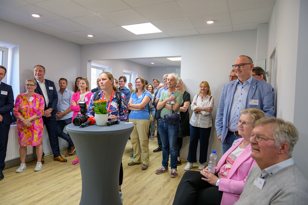 Die Eröffnungsfeier im neuen „Gesundheitshaus“.