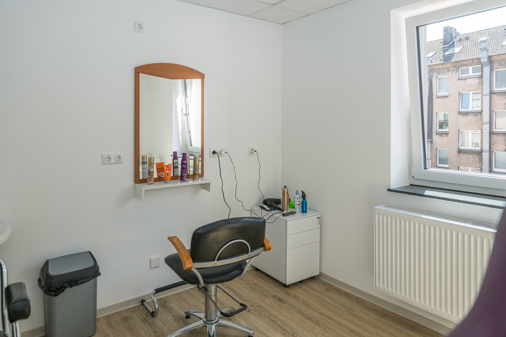 Der Friseursalon im neuen „Gesundheitshaus“.