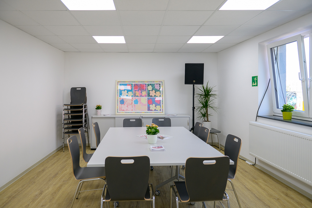 Der Mehrzweckraum im neuen „Gesundheitshaus“.