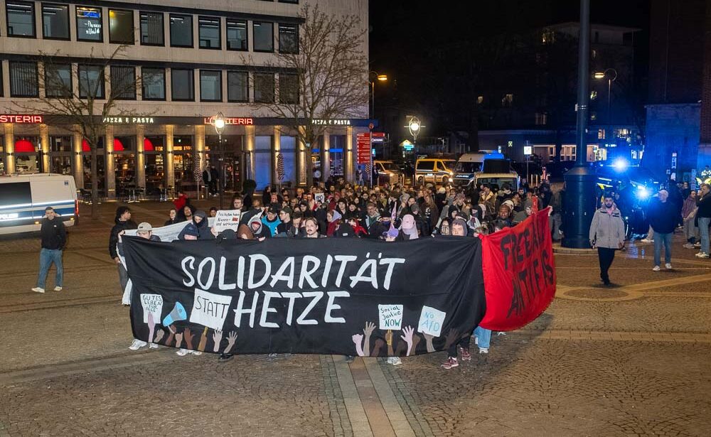 Demonstrant:innen in Dortmund