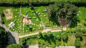 Luftansicht Parcour- und Bewegungspark Nordstadt