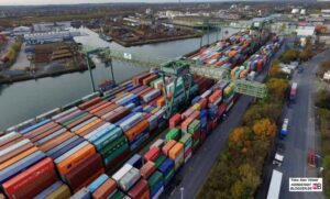 Luftbild - Blick auf das Containerterminal Dortmund