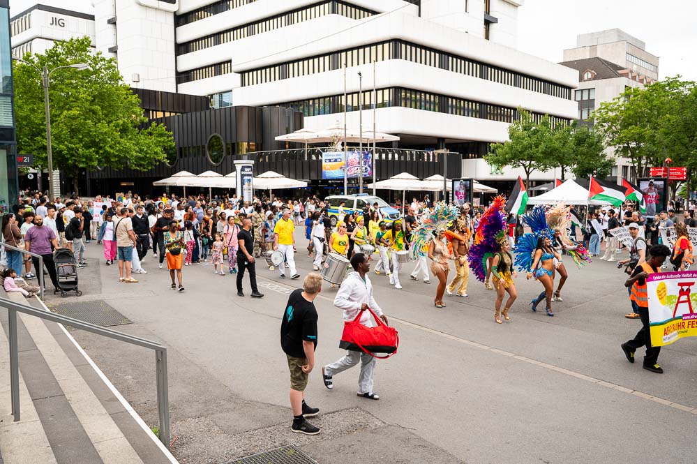 Bild zeigt Übersicht über die Parade
