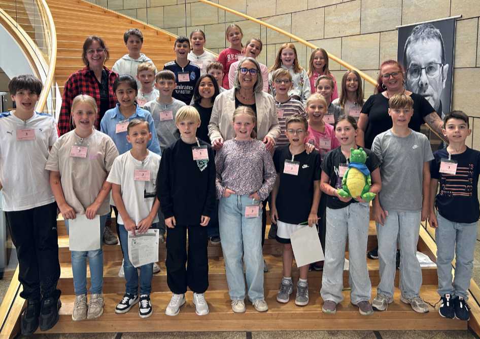 Besuchergruppe der Marienborn Grundschule
