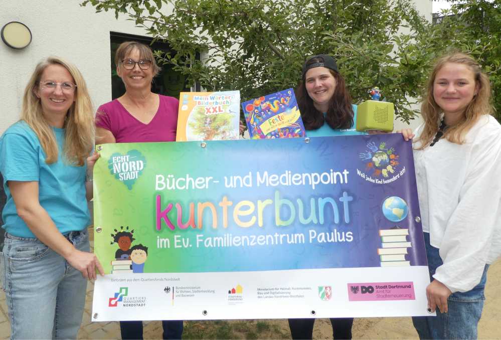 Vertreterinnen des Projektes.