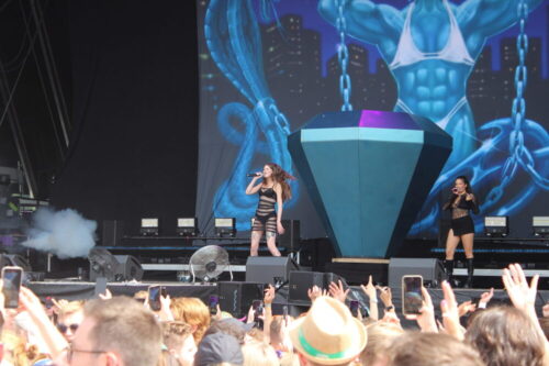 Ikkimel und Pintendari auf dem Juicy Beats 2025.