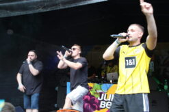 Die Dortmunder Allwettercrew auf der Bring your own Beats-Stage