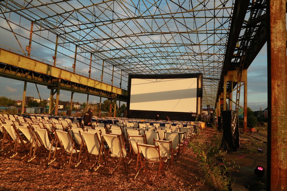 Blick ins Open-Air-Kino