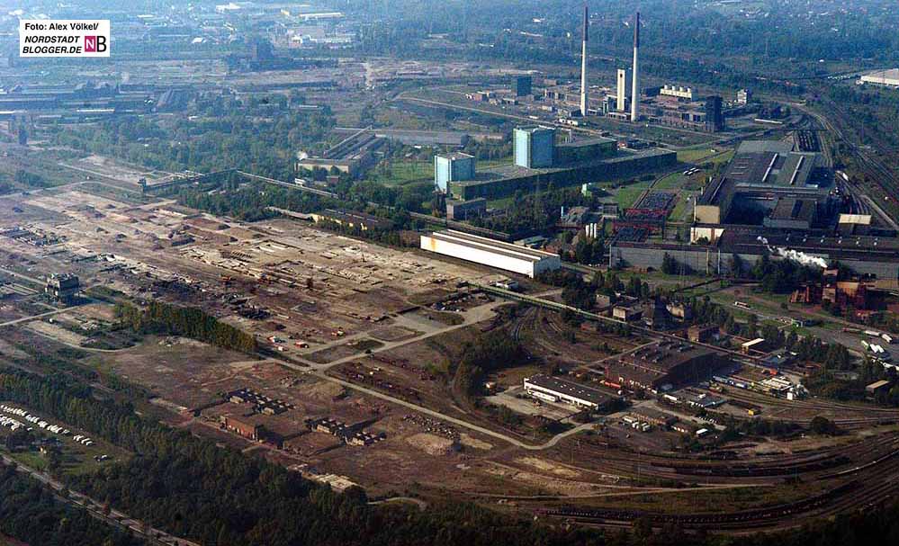 Luftbild von der Westfalenhütte aus dem Jahr 2007